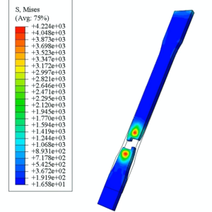 مدلسازی آسیب و ترک در آباکوس (Ductile damage)